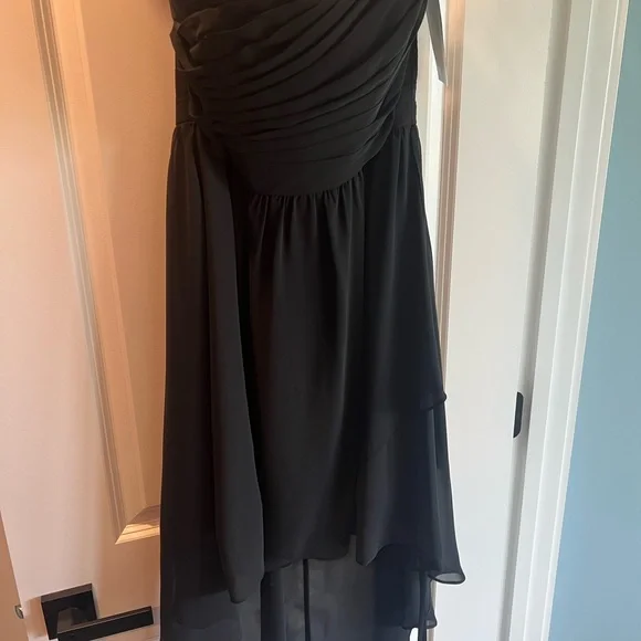 sachin and babi light blue dress Alfred Angelo | Dresses | Alfred Angelo Black One Shoulder Cocktail Dress